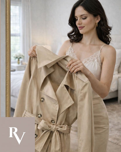 Conjunto sastre en tono caqui profundo