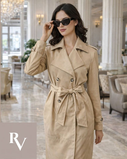 Conjunto sastre en tono caqui profundo